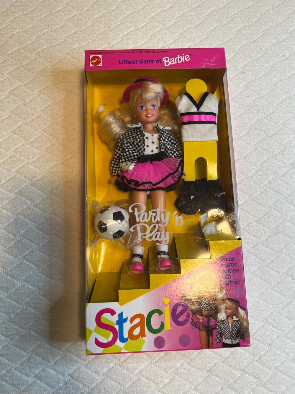 Mattel Stacie party n’ play in Pink Tutu, littlest sister of Barbie